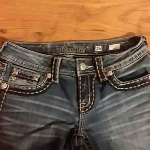 Size 26 Miss Me jeans.